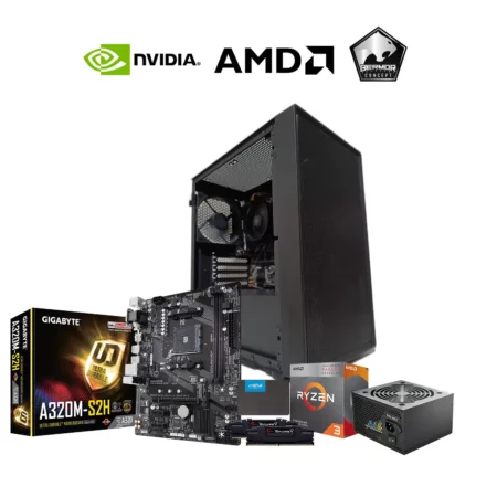 NADARE V2 AMD RYZEN 3 3200G/16GB/480GB/Windows 11 Gaming and High Performance Student or Work System Unit - Consumer Desktop