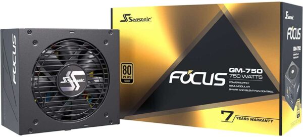 Seasonic FOCUS GM-750 750W 80+ Gold Semi-Modular Power Supply - Power Sources