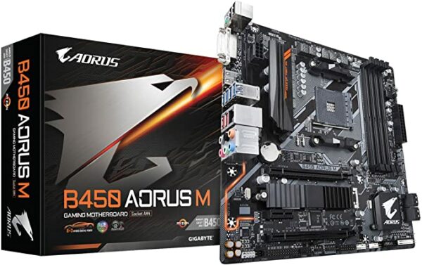 Gigabyte B450 AORUS M Motherboard - AMD Motherboards