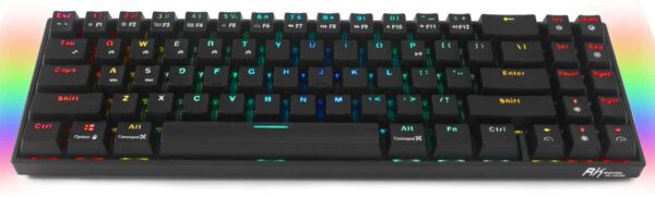 Royal KLUDGE RK71 70% Brown Switch RGB Backlit Black Mechanical Gaming Keyboard Wireless - Computer Accessories