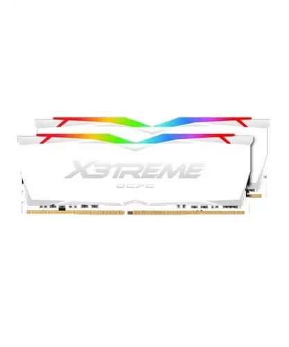 OCPC X3TREME RGB 16GB 2x8GB DDR4 3600MHz Desktop Memory White - Desktop Memory