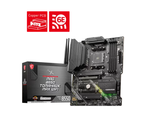 MSI MAG B550 Tomahawk | Max WIFI Gaming Motherboard - AMD Motherboards
