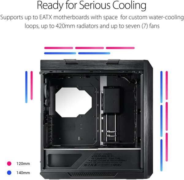 Asus ROG Strix Helios GX601 RGB Mid-Tower Computer Case - Chassis
