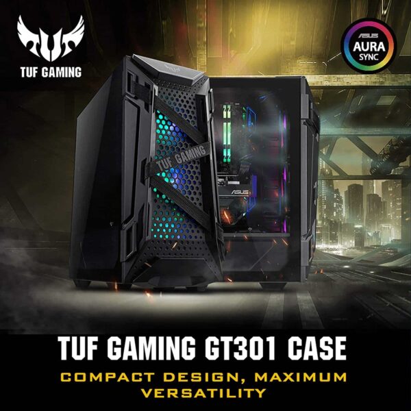 ASUS TUF Gaming GT301 Mid-Tower Compact Case - Chassis