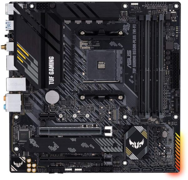 ASUS TUF Gaming B550M Plus WIFI II microATX Gaming Motherboard - AMD Motherboards