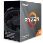 AMD Ryzen 3 3100 4-Core 8-Thread 3.6-3.9 ghz 6mb 65W AM4, Wraith Stealth