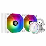 IDCooling Zoomflow 240X Snow CPU Water Cooler 5V Addressable RGB AIO Cooler
