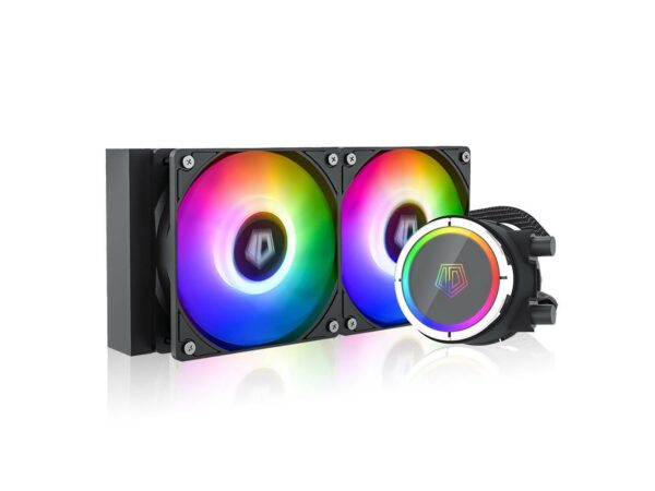 IDCooling Zoomflow 240X CPU Water Cooler 5V Addressable RGB AIO Cooler w/ LGA 1700 Bracket - AIO Liquid Cooling System
