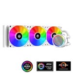 IDCooling Zoomflow 360X Snow CPU Water Cooler 5V Addressable RGB AIO Cooler