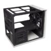 Tecware Quad TG mATX Mini Cube Chassis Black/White - Chassis