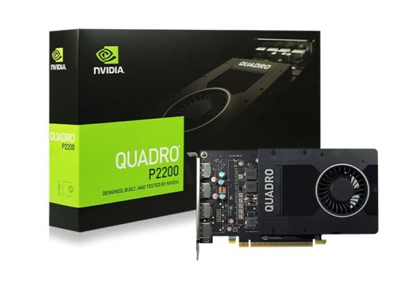 Leadtek Quadro P2200, 5GB GDDR5x 160-Bit, 4x Display Port ver1.4, 75W Power Consumption, Single Slot - Nvidia Video Cards