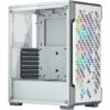 Corsair iCUE 220T RGB Airflow Tempered Glass Mid-Tower Smart Case White - Chassis