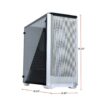 Phanteks Eclipse P400A 3xDRGB Fans Included Chassis Black | White - Chassis