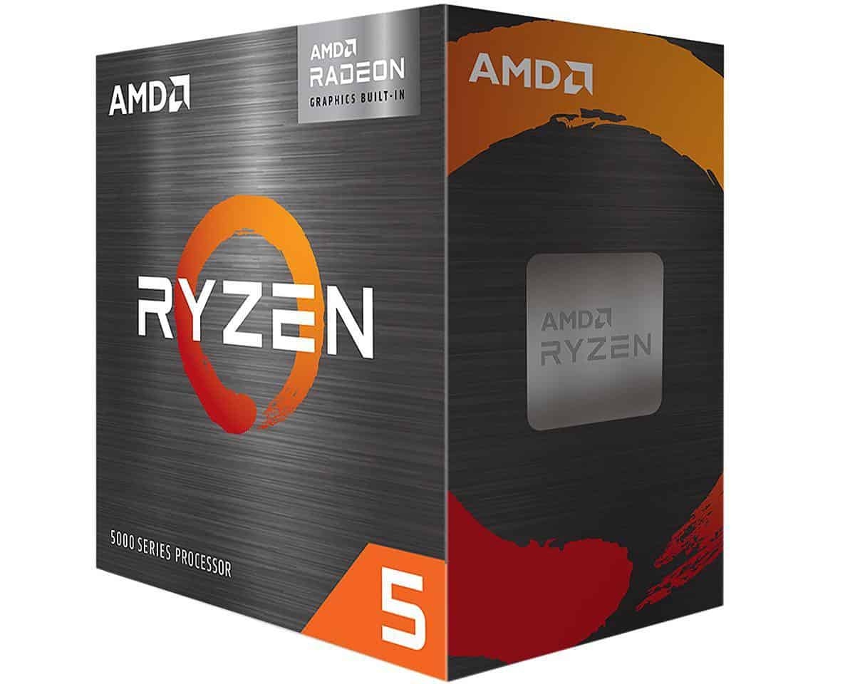 AMD Ryzen 5 5600G 6-Core 3.9 GHz Socket AM4 65W AMD Radeon Graphics Desktop Processor - AMD Processors