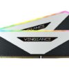 CORSAIR Vengeance RGB RT 16GB 2x8GB DDR4 3200 (PC4 25600) AMD Optimized Desktop Memory Model CS-CMN16GX4M2Z3200C16W White - Desktop Memory