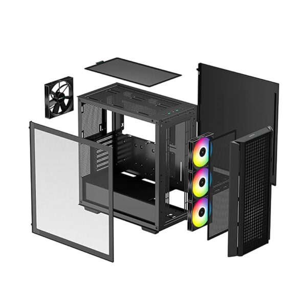 Deepcool CG540 Mid- Tower R-CG540-BKAGE4-G-1 Computer Case - Chassis