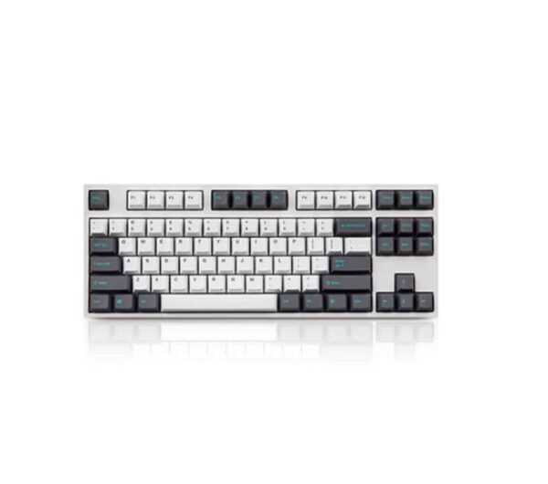 Leopold FC750R White/Dark Grey TKL 87Keys Mechanical Keyboard Cherry MX Speed Silver - Computer Accessories