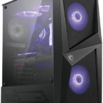 MSI MAG Forge 100M Mid Tower Gaming Computer Case Black