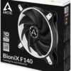 ARCTIC BioniX F140 Gaming Case Fan (White/Black) ACFAN00096A - Cooling Systems