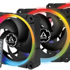 ARCTIC BioniX P120 A-RGB Case Fan (3 Case Fans + Remote) - Cooling Systems
