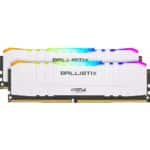 Crucial Ballistix RGB 32GB Kit (2x16GB) DDR4 CL16 Memory - White BL2K16G36C16U4WL