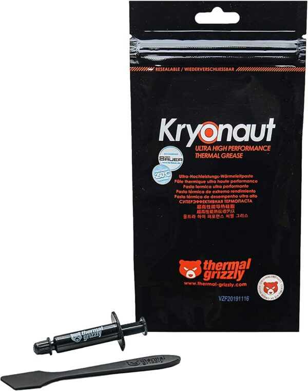 Thermal Grizzly Kryonaut TG-K-100-R 1G High Performance Thermal Paste - Computer Accessories