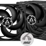 ARCTIC P14 PWM PST Case Fan (5 Pack) (Black/Black)