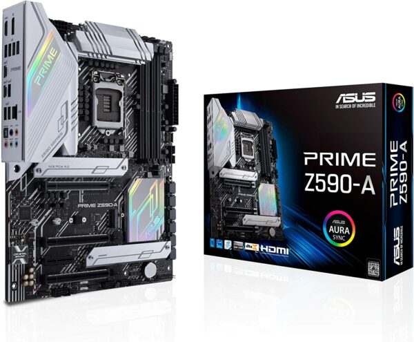 ASUS Prime Z590-A LGA 1200 (Intel11th/10th Gen) ATX Motherboard - Intel Motherboards