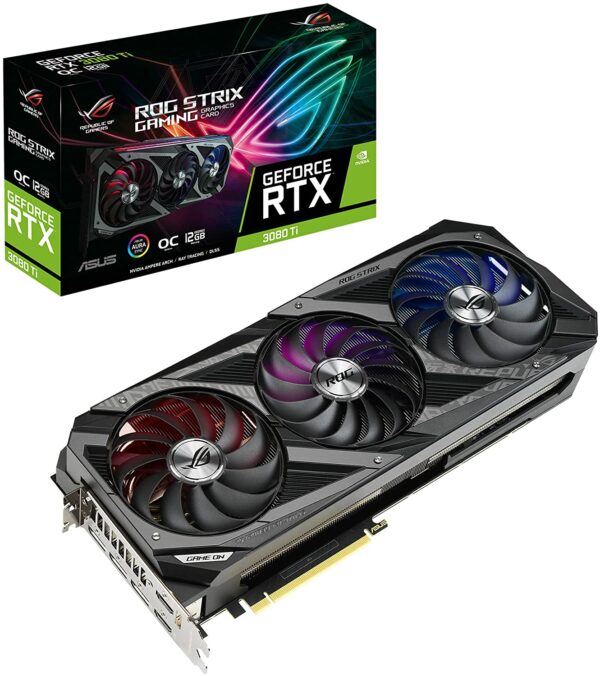 ASUS ROG Strix NVIDIA GeForce RTX 3080 Ti OC Edition Gaming Graphics Card - Nvidia Video Cards