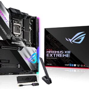 Asus ROG Maximus XIII Extreme (WiFi 6E) Z590 LGA 1200(Intel 11th/10th Gen) EATX Gaming Motherboard - Intel Motherboards