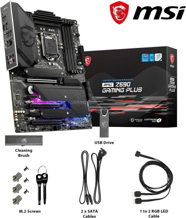 MSI MPG Z590 Gaming Plus Gaming Motherboard - Intel Motherboards