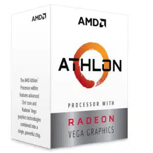 AMD Athlon 3000G 2-Core, 4-Thread Unlocked Desktop Processor with Radeon Graphics - AMD Processors