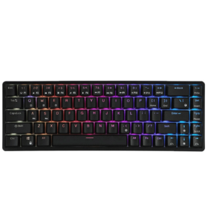 Royal Kludge G68 Black Wireless RGB Huano Blue Switch - Computer Accessories