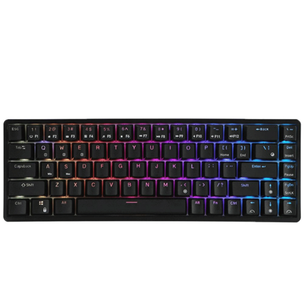 Royal Kludge G68 Black Wireless RGB Huano Blue Switch - Computer Accessories