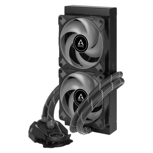 Arctic Liquid Freezer II 240 RGB AIO Liquid Cooling System (Black) with LGA 1700 Bracket ACFRE00098A - AIO Liquid Cooling System