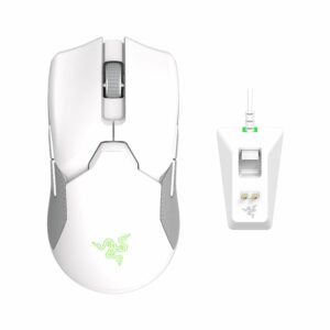 Razer Viper Ultimate -Wireless Gaming mouse with Charging Dock - Mercury RZ01-03050400-R3M1 - Computer Accessories
