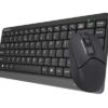 A4Tech FG1112 2.4G Compact Desktop Set Keyboard and Mouse FGK10 & GF10 Combo Black - BTZ Flash Deals