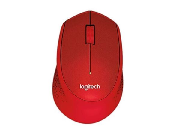 Logitech M331 Silent Plus Wireless Mouse (Red) - Computer Accessories