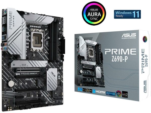 ASUS Prime Z690-P DDR5 LGA 1700 Intel Motherboard - Intel Motherboards