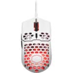 Cooler Master MM711 RGB-LED Lightweight 60g Wired Gaming Mouse Matte White