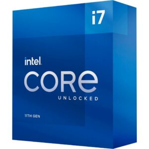 Intel Core i7 11700K 11th Gen Rocket Lake 8 Core 3.6 GHz LGA 1200 125W Intel UHD Graphics 750 Desktop Processor - BX8070811700K - Intel Processors