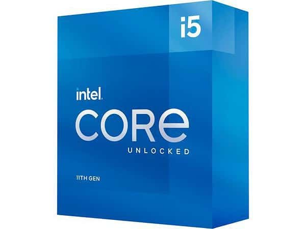 Intel Core i5 11th Gen - Core i5-11600K Rocket Lake 6-Core 3.9 GHz LGA 1200 125W BX8070811600K - Intel Processors