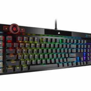 Corsair K100 RGB Cherry MX Speed Mechanical Gaming Keyboard - Computer Accessories