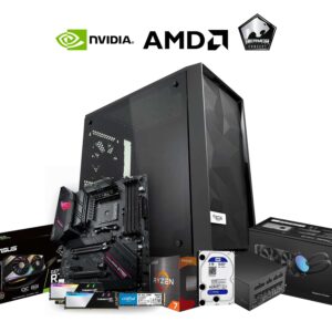 SLAYER AMD Ryzen 7 5800X/16GB/1TB/RTX 3060 TI High End Production and Gaming System Unit - Consumer Desktop