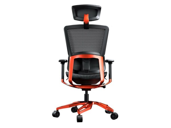 COUGAR ARGO Mesh Seat Ergonomic Design Aluminum Gaming Chair Orange - Furnitures