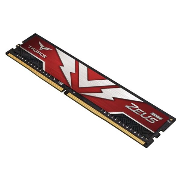 Team Group Elite Plus 8GB 1x8GB 3200 DDR4 RAM Desktop Memory Red/Gold - Desktop Memory
