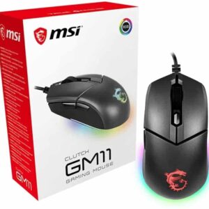 MSI Clutch GM11 5000 Adjustable DPI RGB USB Gaming Mouse - Computer Accessories