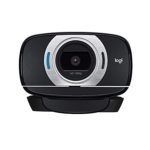 Logitech HD Webcam C615 with Fold-and-Go Design 360-Degree Swivel 1080p Camera