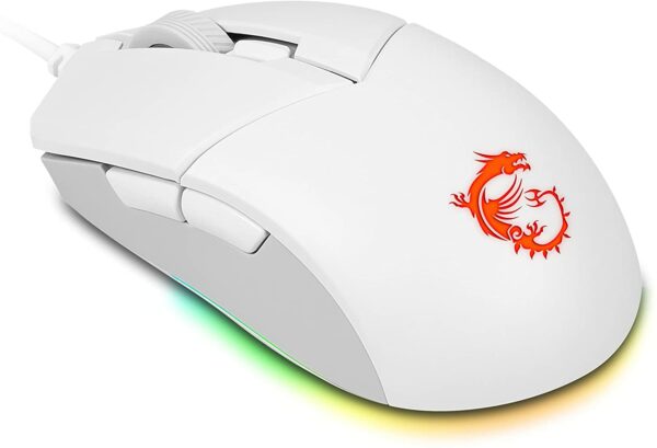 MSI Vigor GK30 Combo White Backlit RGB Gaming Keyboard & Gaming Mouse - Computer Accessories