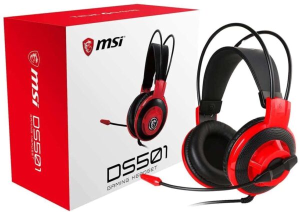 MSI DS501 Gaming Headset with Microphone - Computer Accessories